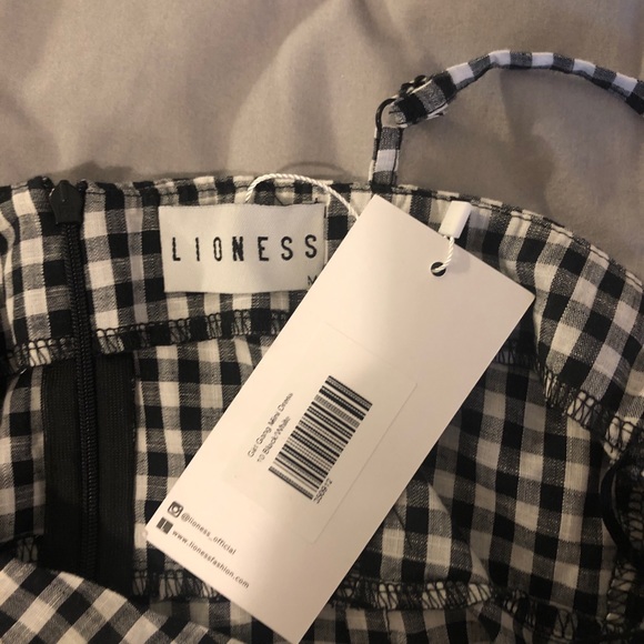 Princess Polly Girl Gang Mini Dress B&W - Picture 3 of 4